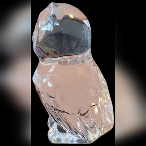 Princess House Crystal Clear Owl Figurine - Picture 5 of 5
